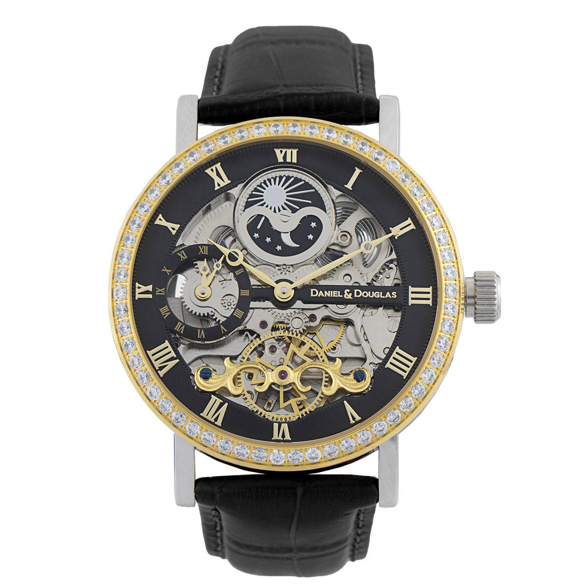 DANIEL & DOUGLAS Daniel and Douglas watch mechanical dd8806d-gpbk