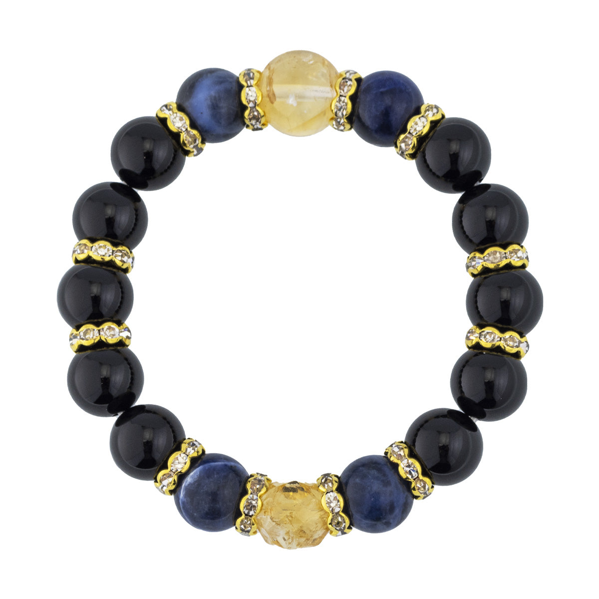 DANIEL &amp; DOUGLAS Natural Stone Bracelet DD8888-SDBK 