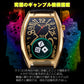 『40%OFF BLACK FRIDAY SALE』 [フランク三浦] 腕時計 キングマカオ Gamble Watch ブラックゴールド FM12-GDBK