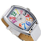 [フランク三浦] 腕時計 六号機(復刻改) DCレインボーホワイト FM06DC-CRWH