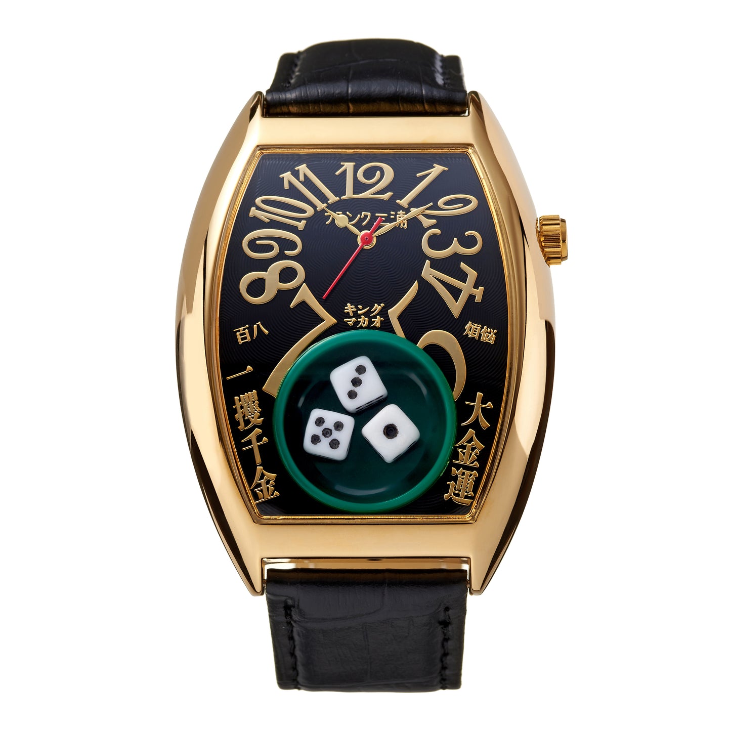 フランク三浦 キングマカオ Gamble Watch FM12-GDBK