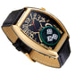 『40%OFF BLACK FRIDAY SALE』 [フランク三浦] 腕時計 キングマカオ Gamble Watch ブラックゴールド FM12-GDBK