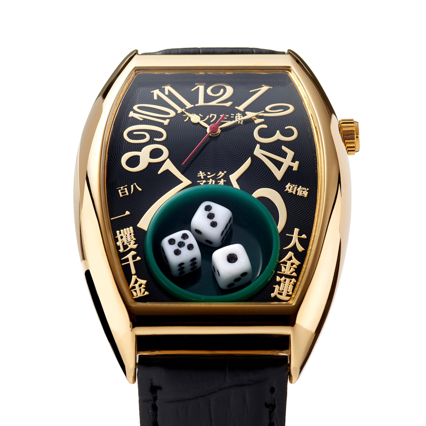 フランク三浦 キングマカオ Gamble Watch FM12-GDBK