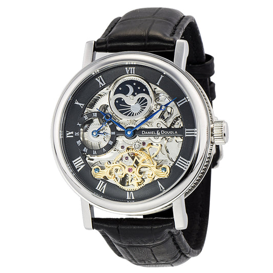 DANIEL & DOUGLAS Daniel and Douglas watch mechanical dd8806-bk