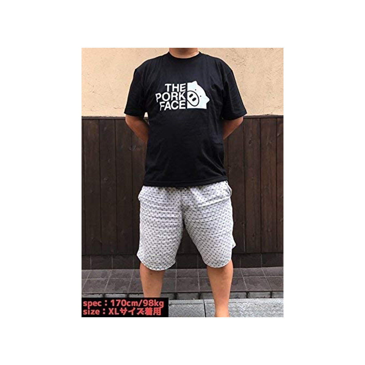 THE PORK FACE T 恤 Unisex 黑色