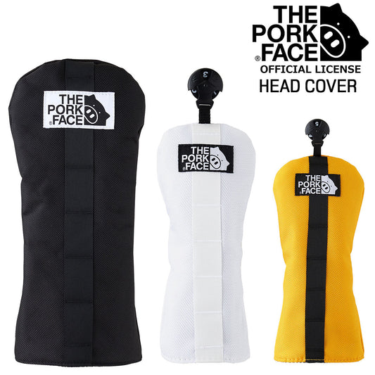 The Pork Face Official License Pork Face Official License Head Cover For Driver For Fairway For Utility